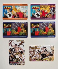 6 COMIC Kunst Telefonkarten