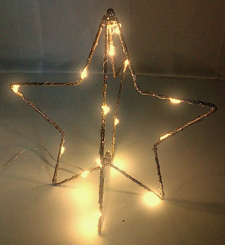 Led weihnachtsstern 30cm gold - 30cm,