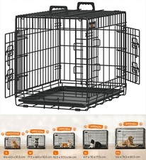 Hundekäfig Hundetransportbox Gitterbox Drahtkäfig Transportbox Hundebox