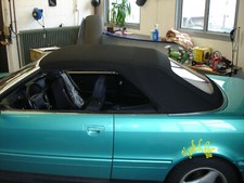 Audi 80 Cabrio Verdeck Reparatur Set für Scheibe Heckscheibe Riss Schnitt