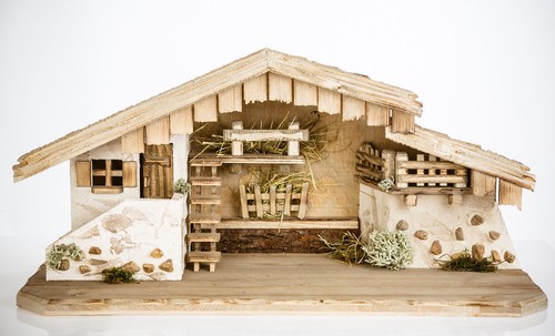 Weihnachtskrippe w03 aus holz - weihnachtskrippe,
