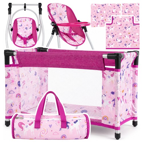 Malplay puppenbett unicorns - puppenbett,