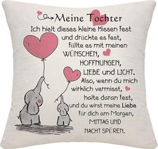 Tochter kissenbezug geschenk - -,