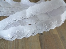 Spitze glänzend bestickt