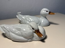 2 Porzellan Figuren Enten