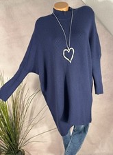 Damen oversize long pullover - damen,