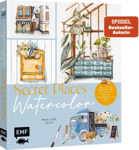 Secret places watercolor - secret, –