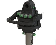 Rotator Drehmotor 3t mit Drehdurchführung für Rückezange Holzgreifer