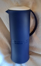 Tupperware Thermowächter 1 Liter Kanne Kaffeekanne Teekanne Blau dunkelblau 30cm
