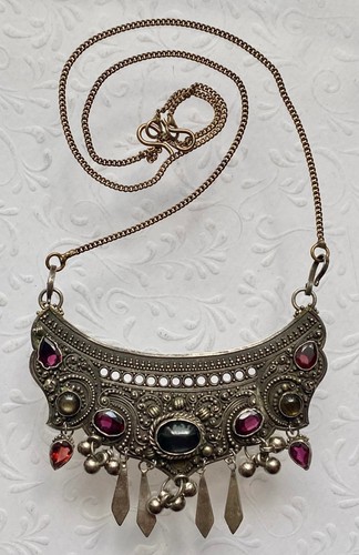 Alte indische granatkette 925 - indische,