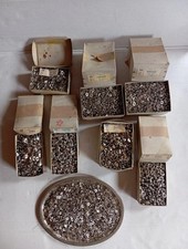 Konvolut DDR , 7 Kartons VEB Dresden, Federteile,Kappe,Niete alles vernickelt.