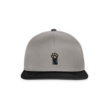 Tatze Katzen Hunde Pfote Bärentatze Stickerei Snapback Cap, One size