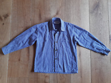 Jungen Trachtenhemd blau kariert Größe 116 langarm Volksfest Wiesn Oktoberfest