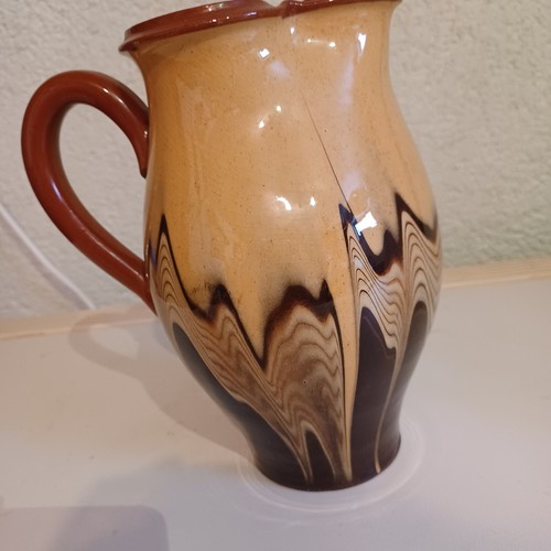 Krug keramik glasiert braun - keramik, 20