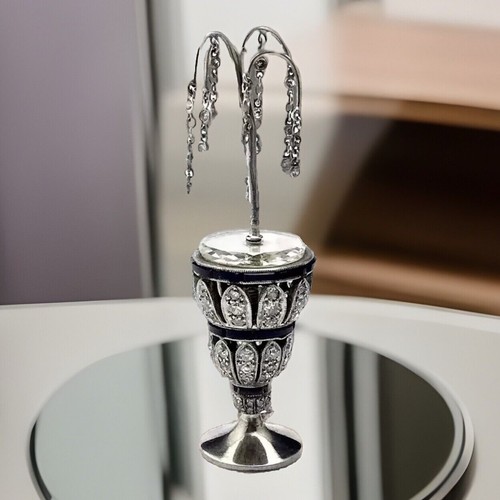 Art déco diamant onyx platin - onyx,