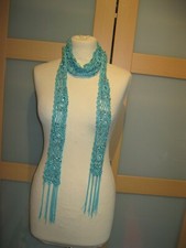 Damen Häklel /Glitzer Schal
