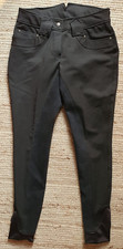 Schwarze Damenreithose Vollbesatz Hochbund Gr.36 HKM Mrs. Blink Revival