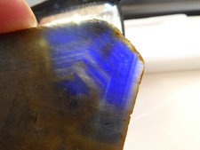 Saphir Kristall Querschnit