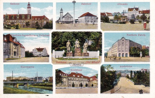 Zeitz 9 bilder - 9, bahnhof