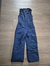 Skihose Schneehose Winterhose Mit Trägern Latzhose Blau Warm Gr. 134 Kinder