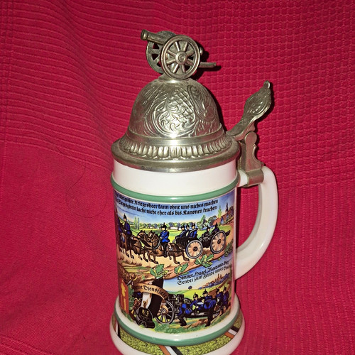 Steingut bierkrug mit - bierkrug,