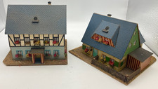 Auhagen H0 Häuser DDR Karton Pappe Bauweise Bauernhäuser Landhaus 60er #K263