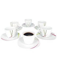 6er Set Kaffeetasse 20cl mit