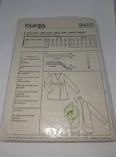 Burda 9485 Papierschnittmuster Mädchen Wickel Shirt /Jacke Gr. 134-164 unbenutzt