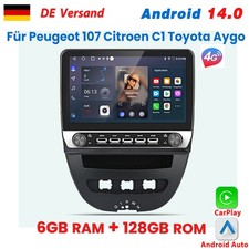 6+128G Carplay Für Citroen C1