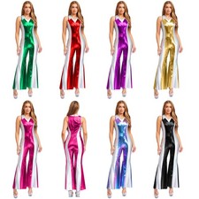 Damen Overalls Disco Jumpsuit
