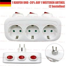 3-Fachs EU Mehrfachsteckdose