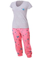 Damen Schlafanzug Pyjama Set