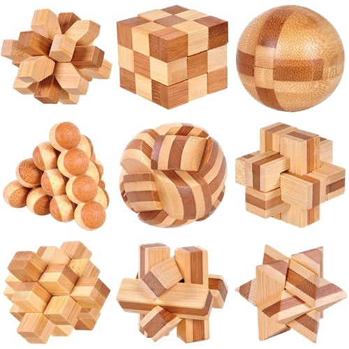 Knobelspiele holzset puzzle - knobelspiele, holzset,