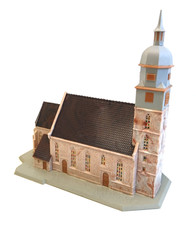 Faller - Kirche Gotteshaus - 141 - Spur N / TT - Gebäude Häuser Haus --- CM 1283