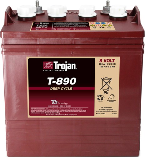 Trojan 890 190ah - trojan, 8v