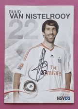 HSV Autogrammkarte, Ruud Van Nistelrooy, 2009/10, Hamburger SV 