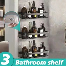 3x Duschregal ohne Bohren Duschablage Badregal Küchenregal Badezimmer Organizer