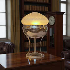 Einzigartige Jugendstil Tischleuchte "COLCHESTER ACORN" Unikat Tischlampe