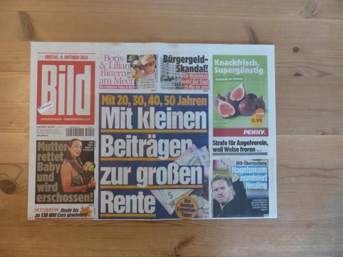 Bildzeitung 2024 ein - bildzeitung, (ein