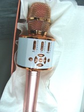 Kabelloses Mikrofon Für Karaoke mit Lautsprecher USB und micro SD Karten