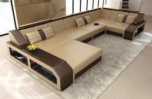 Sofa wohnlandschaft leder - sofa,