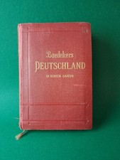 Baedekers Deutschland  mit 26 Karten, 68 Plänen und einer Straßenkarte von 1932