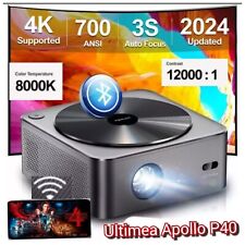 ULTIMEA Apollo P40 Beamer 4K Unterstützt 700 ANSI-Lumen mit Hindernisvermeidung.