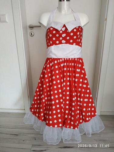 Rockabilly kleid neckholder - rockabilly,