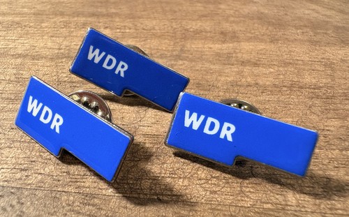 Vintage pin wdr - pin, sammlerstück