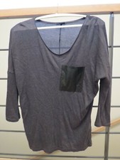 Pullover Damen schwarz mit