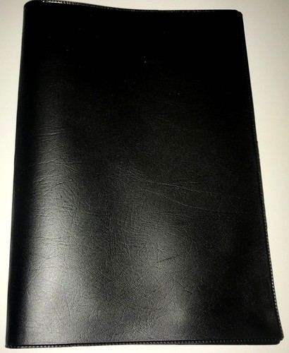 Schwarz leder optik - schwarz,