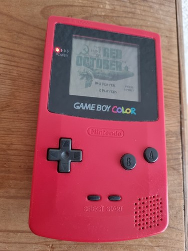 Nintendo game boy color rot - game,