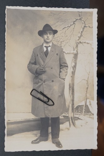 Foto postkarte portrait junger - portrait,