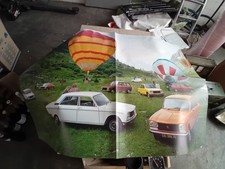 Peugeot 304 Werbung Plakat 70er original NOS